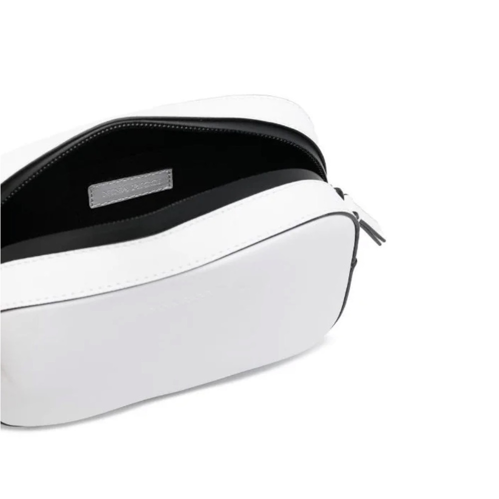 Nina Ricci logo-debossed leather camera bag in white - Picture 4 of 5